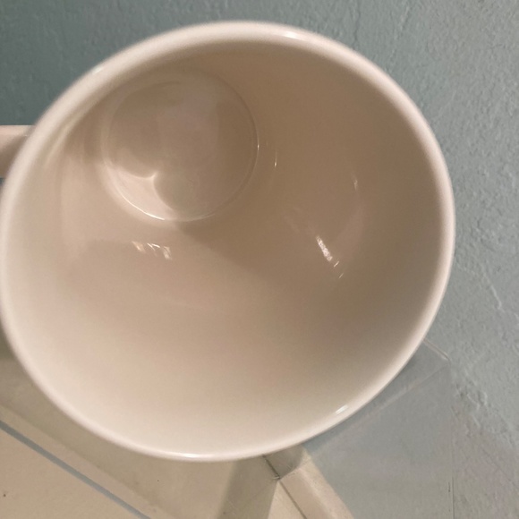 White Ceramic Etched Starbucks Tall 12oz 355 ml Coffee Mug With Logo 2014 - Picture 5 of 6